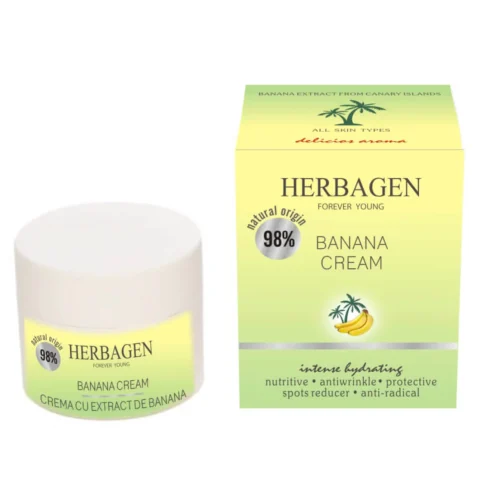 Cremă cu extract banană pentru orice tip de ten 50G