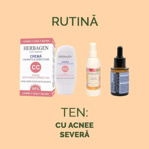 Rutină pentru Ten cu acnee severă