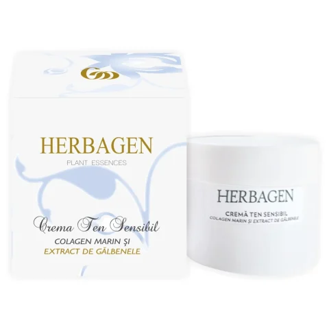 Cremă colagen marin și extract de gălbenele