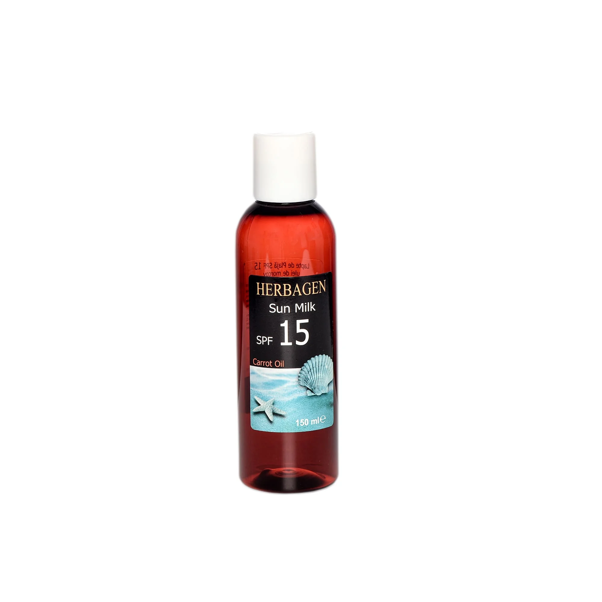 Sun milk with carrot oil SPF 15