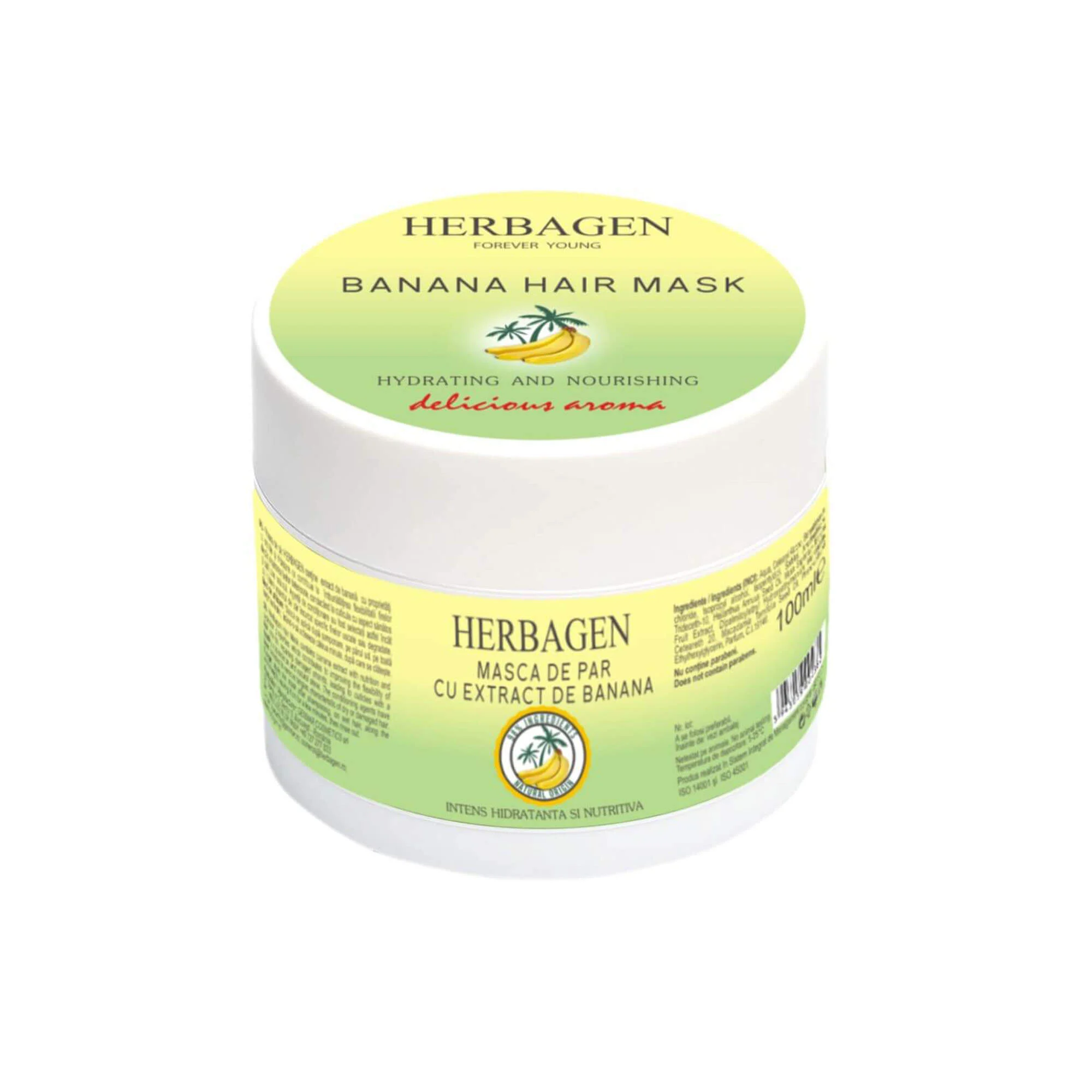 Mască de păr cu extract de banană 100ml
