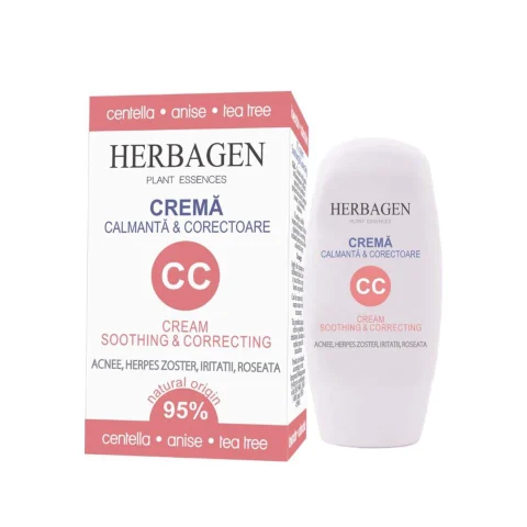 CC Cremă calmantă și corectoare 50g