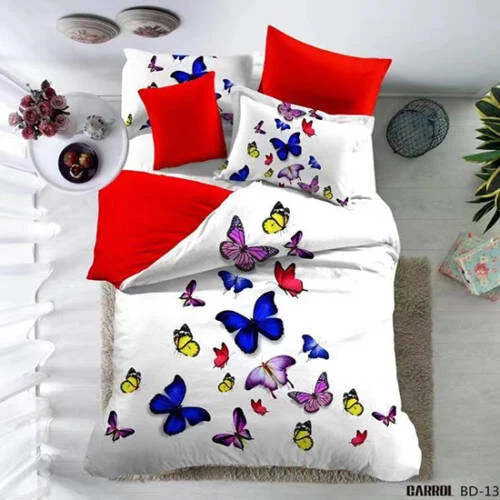 Cotton Poplin Bedding Set, Double