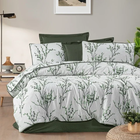Cotton Seersucker Bedding Set