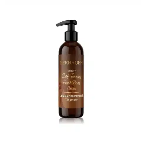 Cremă autobronzantă pentru corp și ten 150 ml