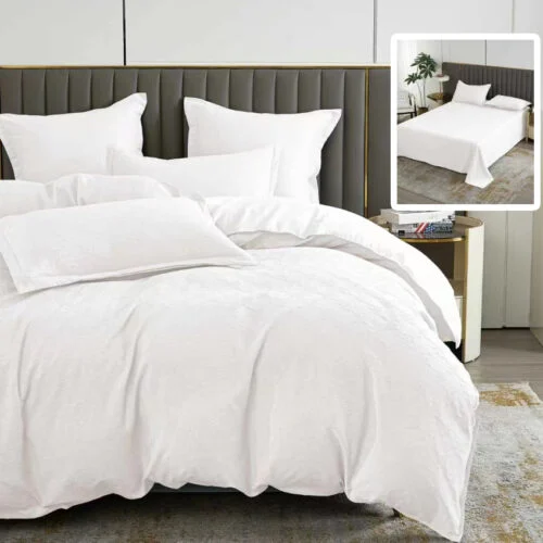 Natur Baroque Bedding Set, 6 Pieces