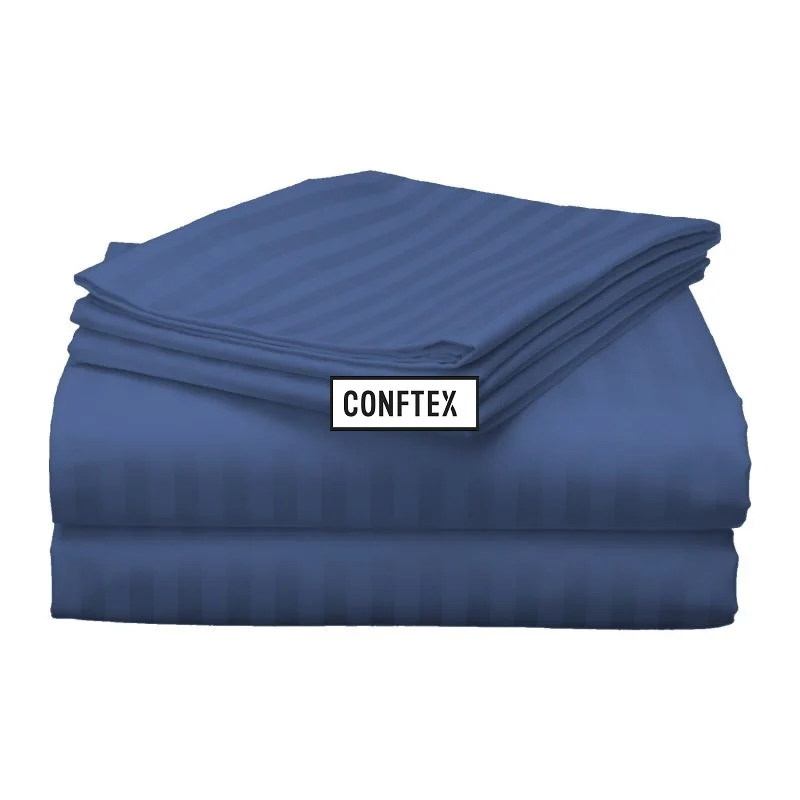 Poly-Cotton Damask Flat Sheet