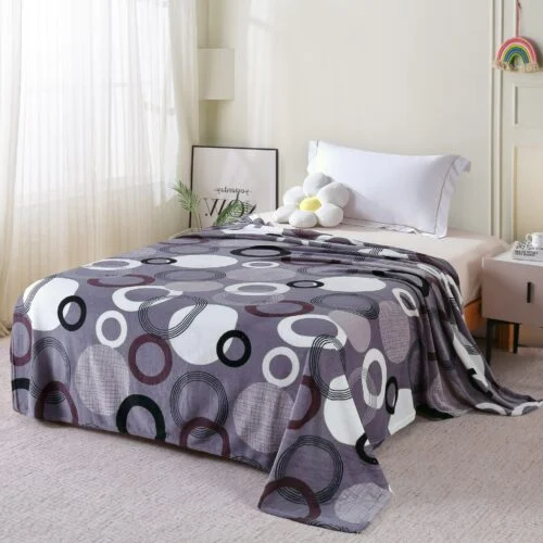Printed Coral Fleece Blanket