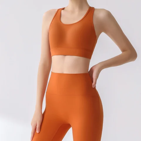 Women's One-piece Fixed Cup Beauty Back Exercise Underwear