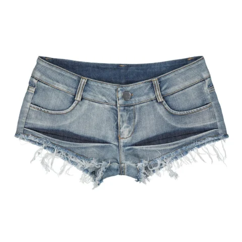 Women's  Denim Jeans Shorts Girl Low Waist Beach Hot Shorts