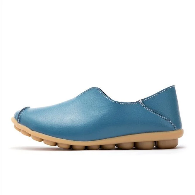 Women's Flats Shoes Genuine Leather Shoes - Image 3