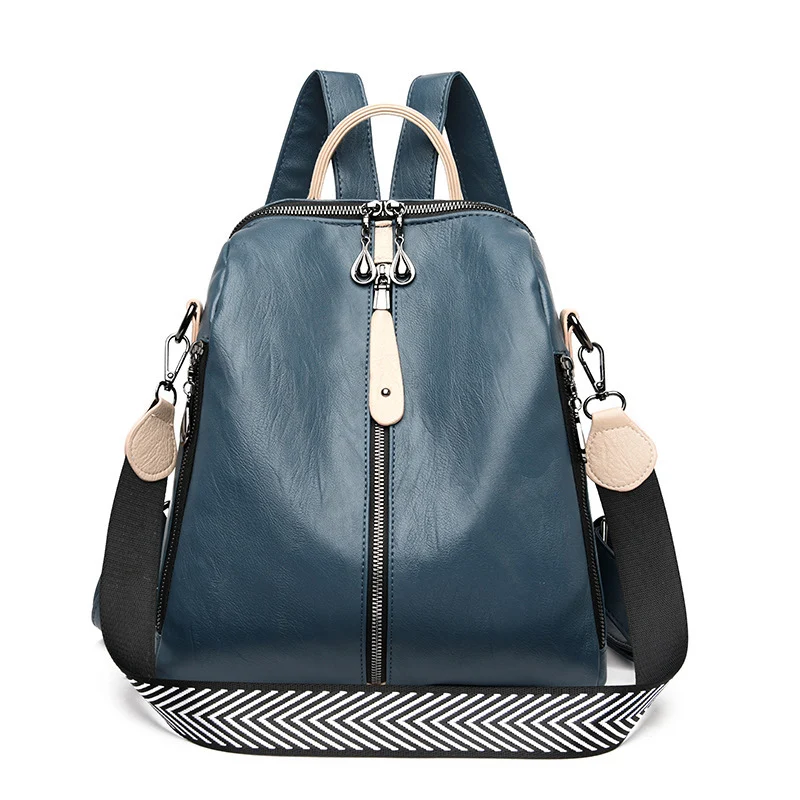 Women's Backpacks Soft Leather Backpack Fashion - Image 5