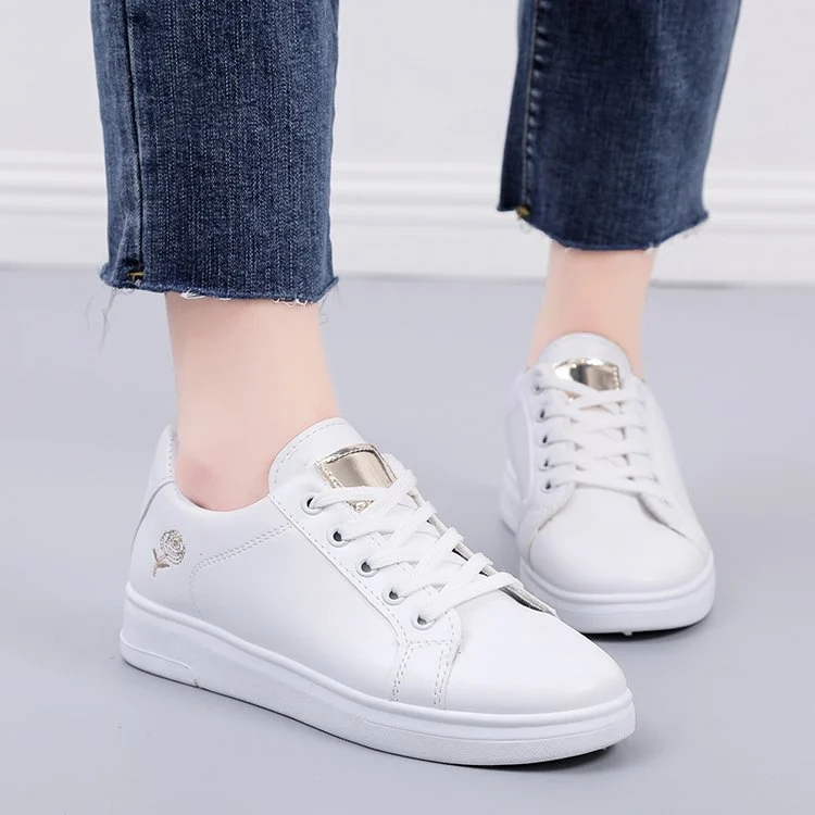 Women's Little White Shoes Summer All Match Flat Shoes - Image 2