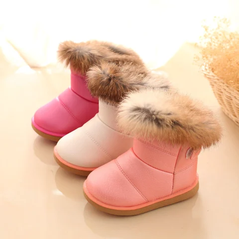 Girls Snow Boots & Warm Outdoor Ankle Boots