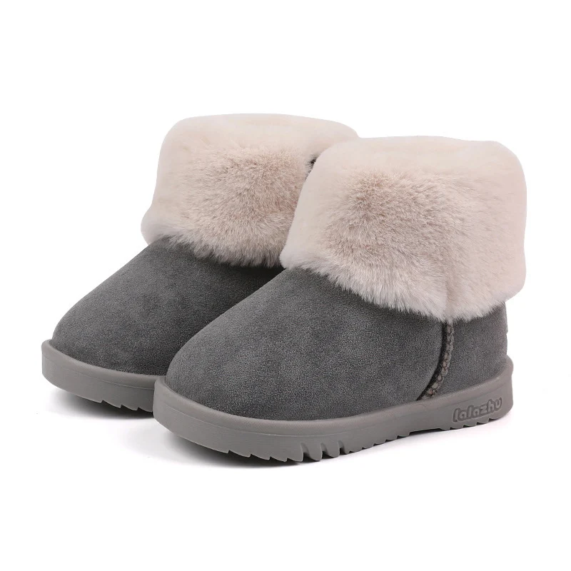 Children Snow Boots for Girls - Waterproof Winter Ankle Boots for Kids - Image 3