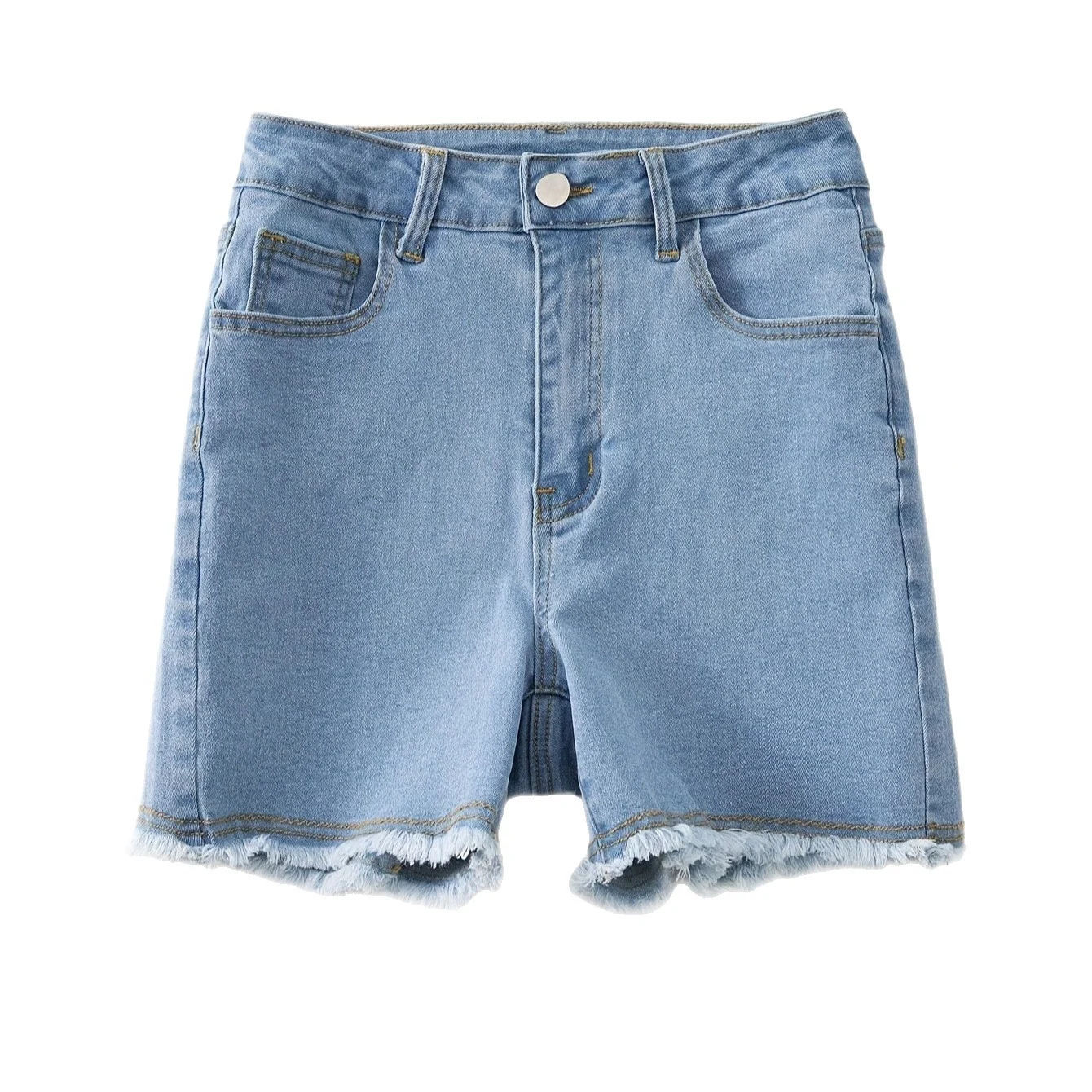 Women's Sweet Bow-Knot Bodycon Denim Shorts - Image 5
