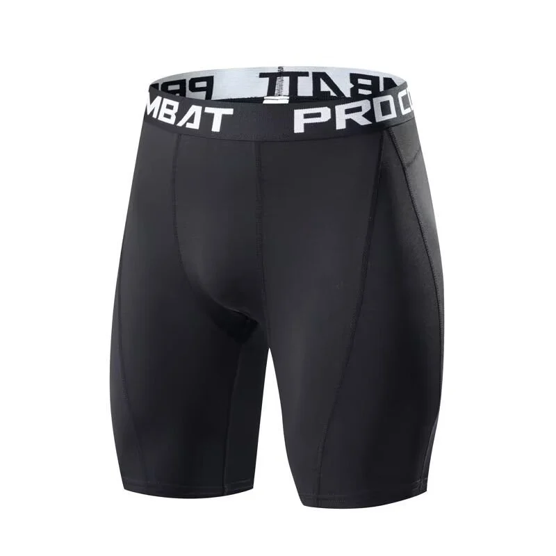 Men's Sports Shorts Breathable Compression Pants High-Elastic Training Quick-Dry Base Layer Five-Point Shorts Men's Basketball Training Fitness Pants - Image 7