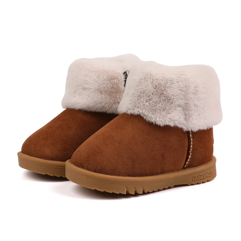 Children Snow Boots for Girls - Waterproof Winter Ankle Boots for Kids - Image 5
