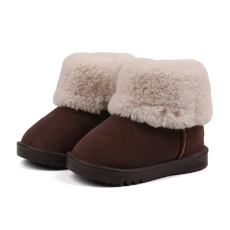 Children Snow Boots for Girls - Waterproof Winter Ankle Boots for Kids - Image 4
