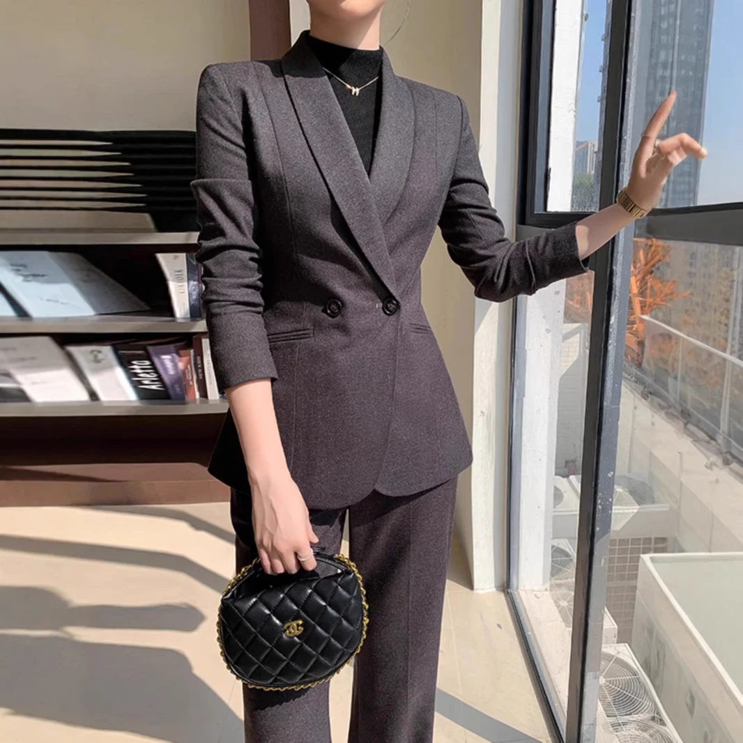 Women's Thickened Elegant Professional Suit Set - Image 2