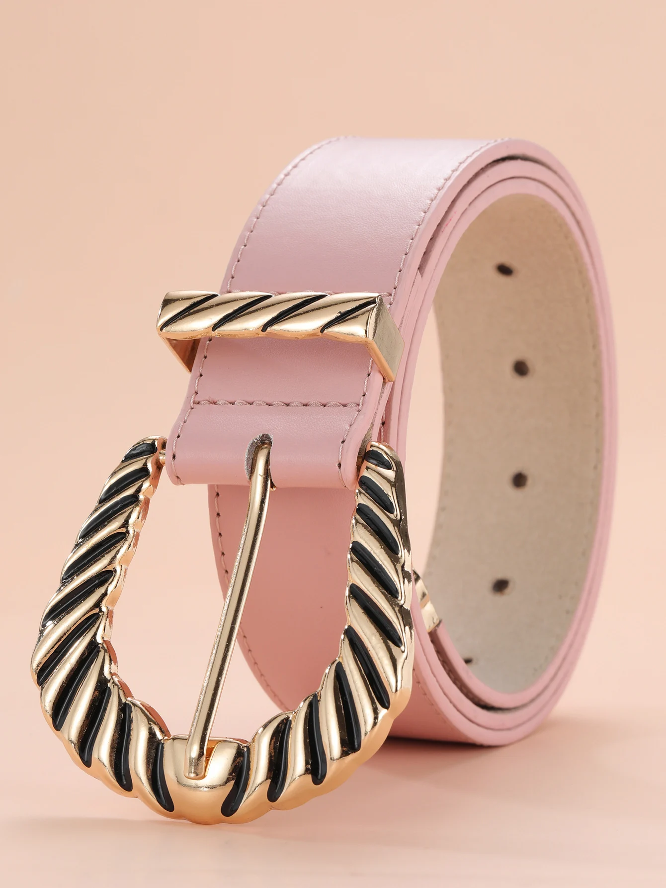 Women's Leather Jeans Belt – Casual All-Matching Fashion Belt - imagine 6