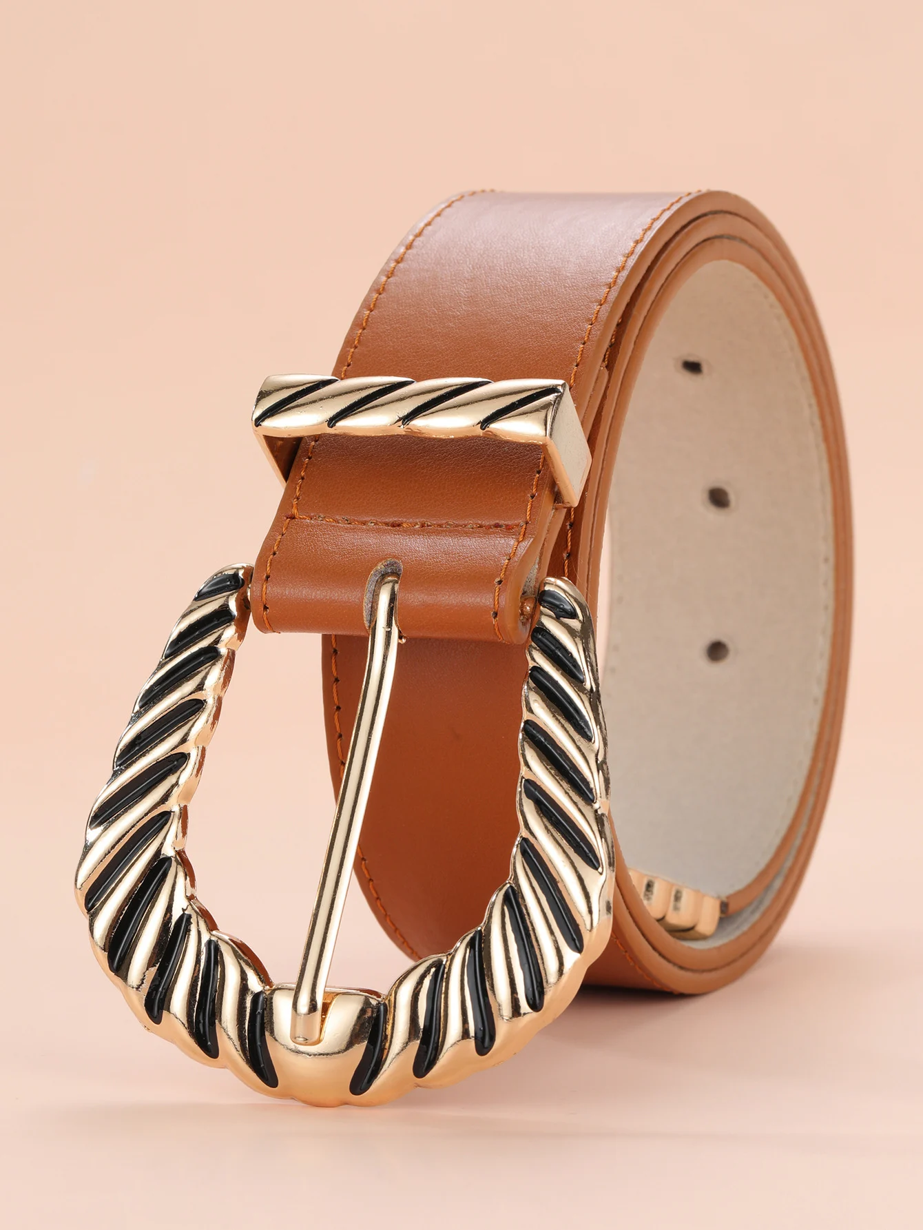 Women's Leather Jeans Belt – Casual All-Matching Fashion Belt - imagine 5