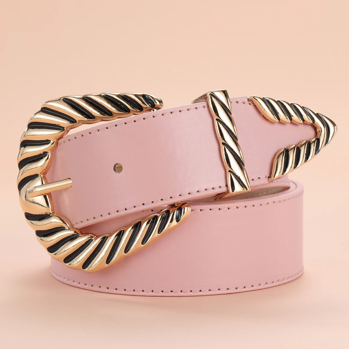 Women's Leather Jeans Belt – Casual All-Matching Fashion Belt - imagine 2