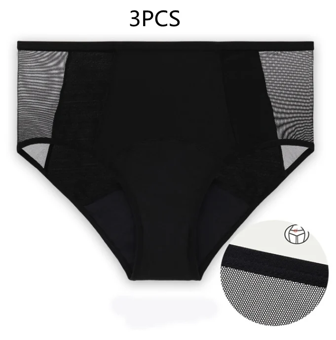 Women's Bamboo Fiber Leak Proof Menstrual Panties - imagine 8