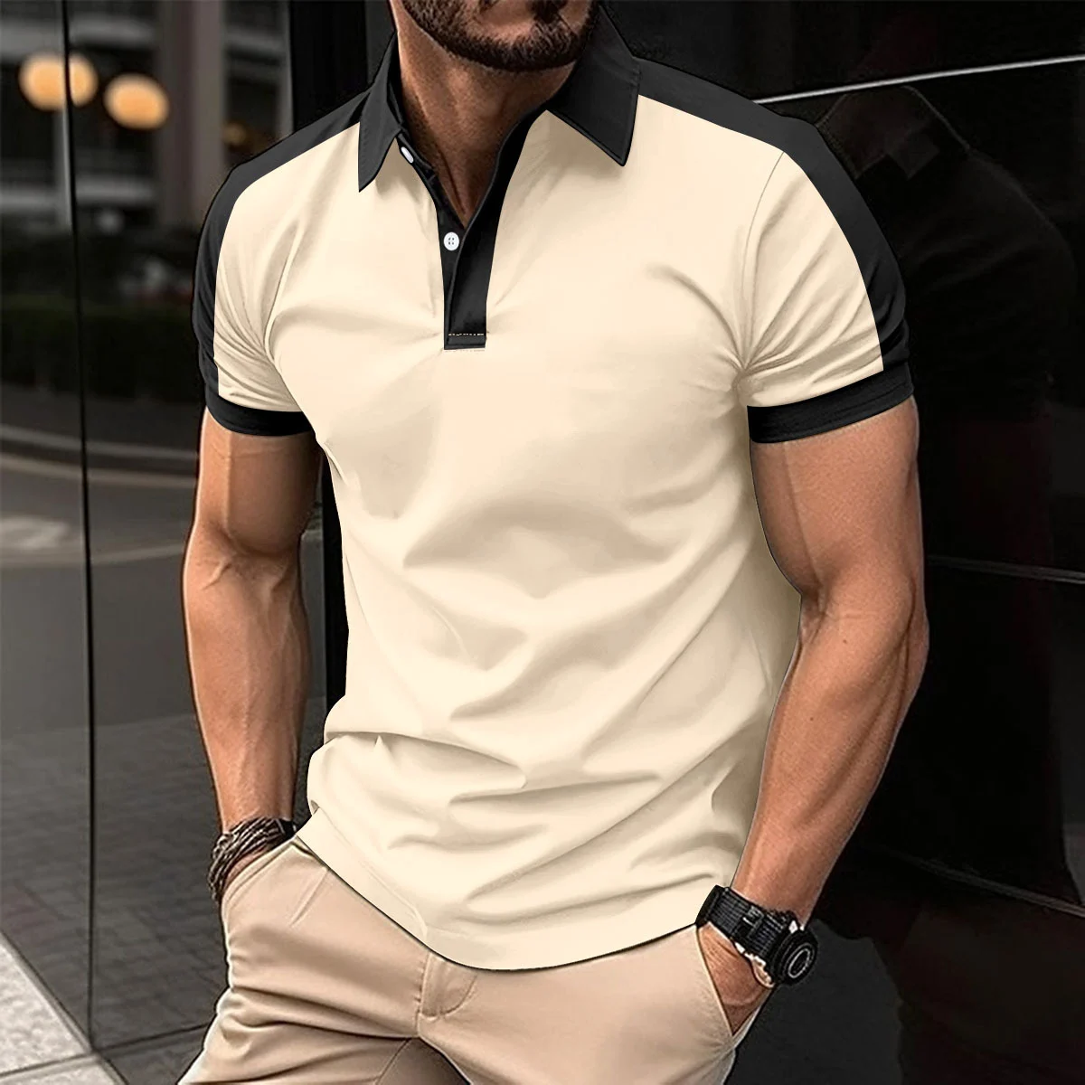 Men's Summer Casual Business Polo Shirt - Image 10