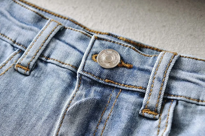 Women's Bow Denim Shorts - imagine 6