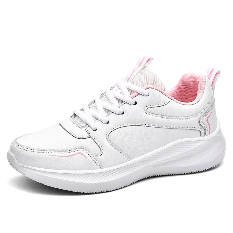 Women's Waterproof Leather Soft Bottom Casual Sneaker - imagine 5
