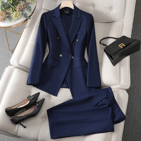 Women's Business Wear Overalls Suit