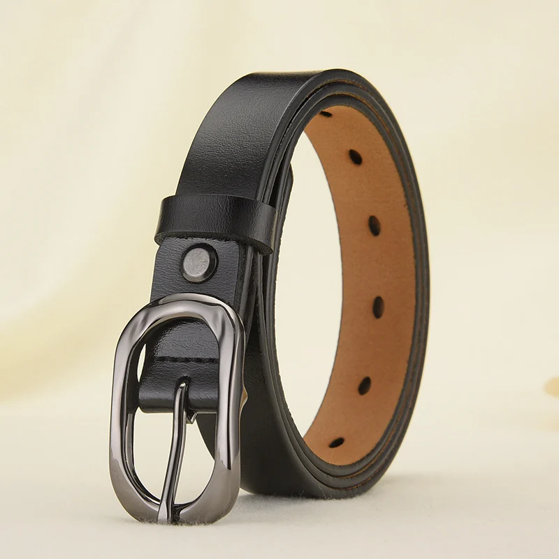 Women's Belts, Ladies' Genuine Leather Belts With Alloy Pin Buckle, Casual Decorative Luxury Belts - imagine 10