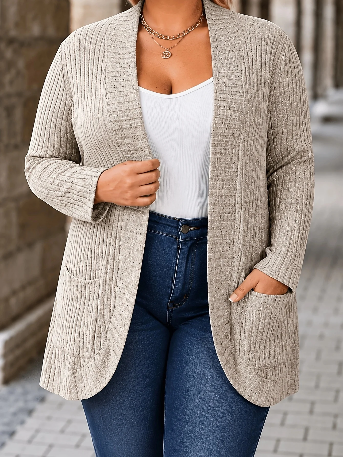 Women's Elegant Long-Sleeve Blouse - Image 2