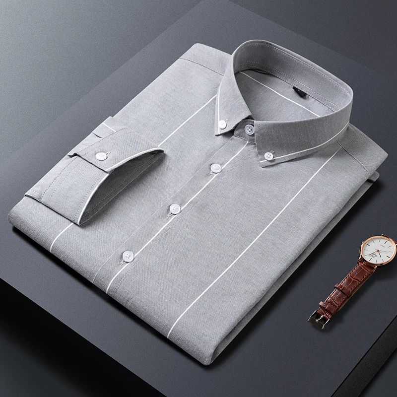 Men's Summer Lightweight Striped Shirt - Image 5