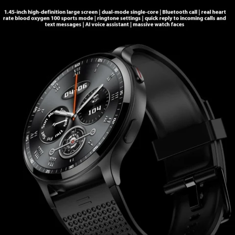 Unisex Bluetooth Calling Heart Rate Blood Oxygen Sleep LW77 Smart Watch