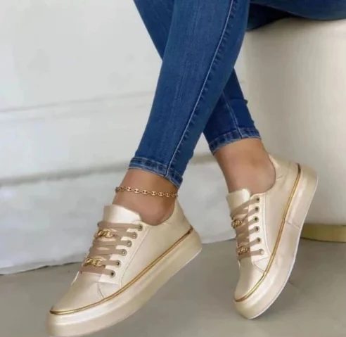 Women's Shoes Thick Bottom Loafers For Walking Sports Shoes - imagine 3