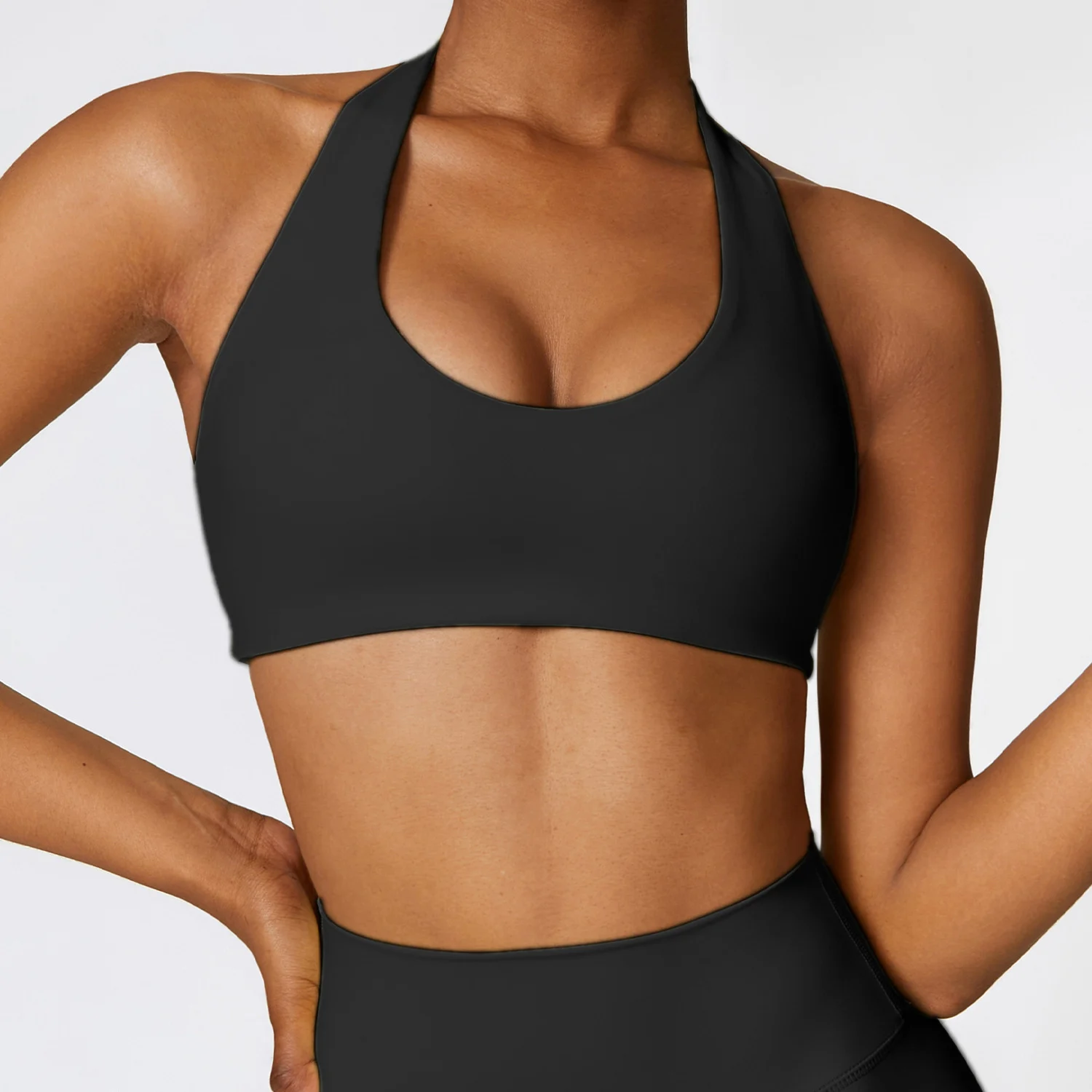Women's Running Shockproof Beauty Back Halter High Strength Sports Underwear