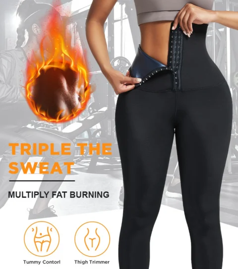 Women's Sauna Sweat Leggings – Thermo Slimming Fitness Pants