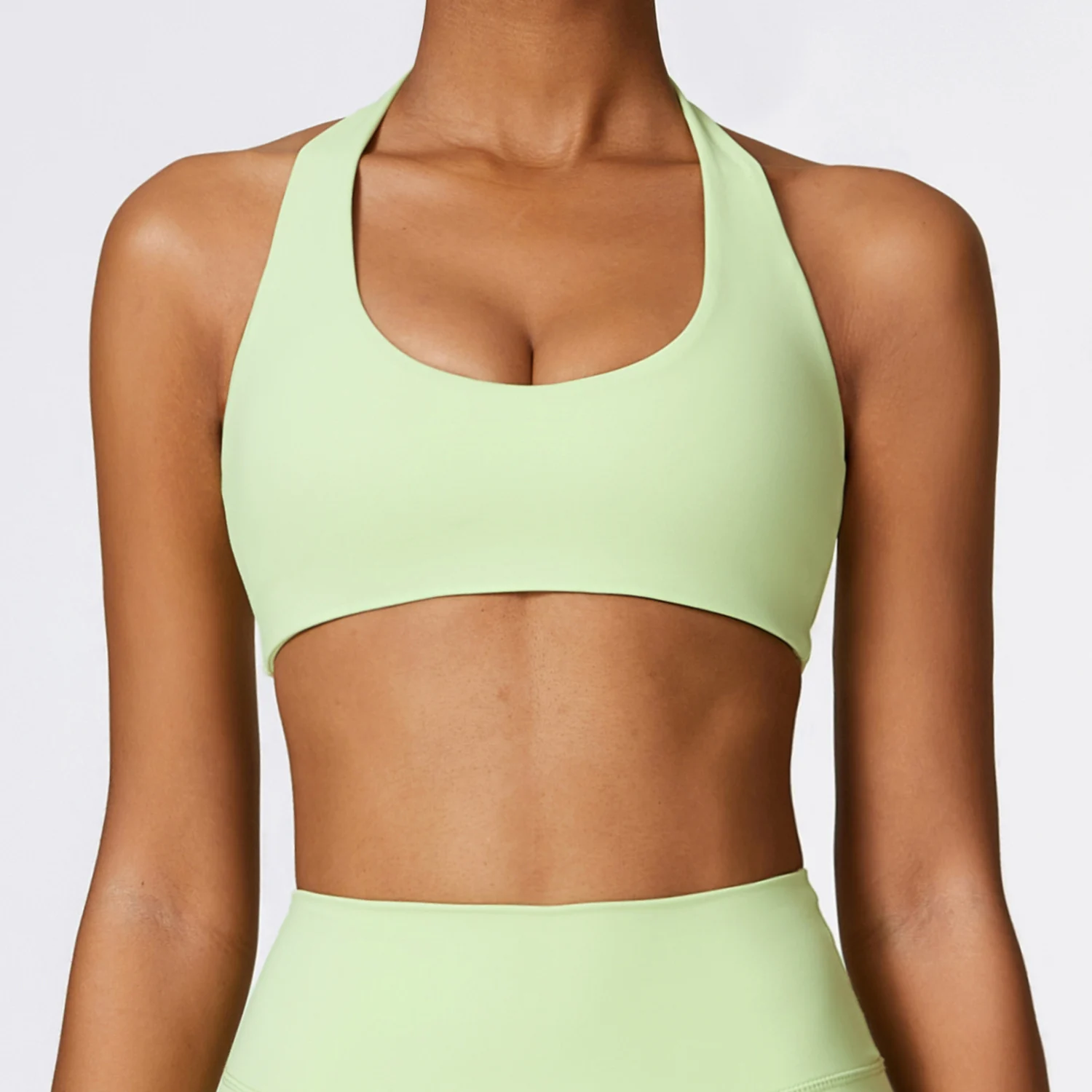 Women's Running Shockproof Beauty Back Halter High Strength Sports Underwear - Image 3