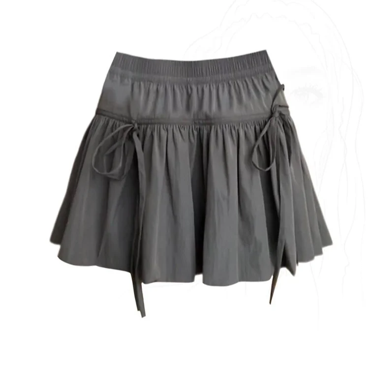 Niche Pleated A- Line Skirt Women - Image 3